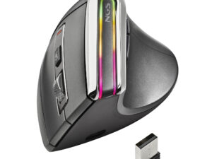 Ratón Vertical NGS Óptico RF BT 3200dpi Negro