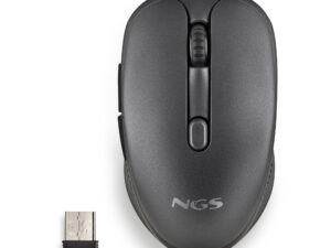 Ratón NGS Óptico Wireless 1600dpi Negro
