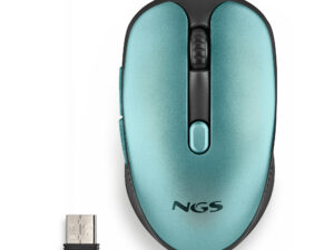 Ratón NGS Óptico RF 2.4GHz 1600dpi Azul