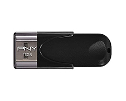 Pendrive PNY 16Gb USB2.0 Negro