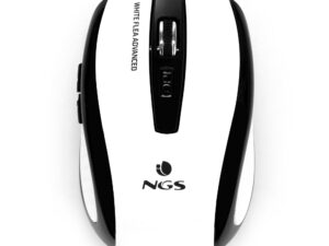 Ratón NGS Óptico RF 1600dpi Blanco