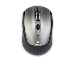 Ratón NGS Óptico Bluetooth 1600dpi Gris
