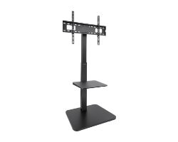 Soporte Suelo TOOQ 37"-75" Hata 40Kg Negro