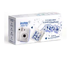 Cámara Fujiflim Intax mini 12 Clay White