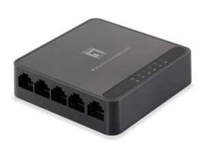 Switch LevelOne 5xRJ45 GbE Negro
