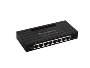 Switch LevelOne Gestionado 8xRJ45 GbE Negro