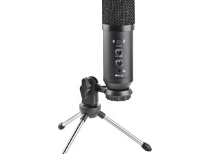 Micrófono Gaming NGS USB con Trípode Negro