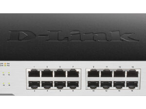 Switch D-Link 16xRJ45 GbE Rack 1U Negro