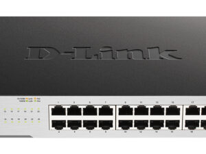 Switch D-Link 24xRJ45 Ethernet GbE 1U Negro