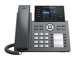 Teléfono IP Grandstream 8 Líneas 4 VoIP Negro