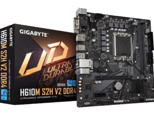 GIGABYTE H610M S2H V2:(1700) 2DDR4 HDMI VGA DVI DP mATX