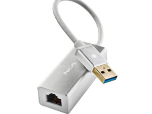 Adaptador NGS USB 3.0 a RJ45 GbE Plata