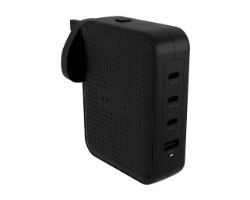 Cargador TARGUS 145W 1USB-A 3USB-C Negro