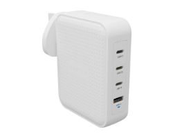 Cargador Targus 145W 1USB-A 3USB-C Blanco