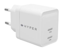 Cargador TARGUS HyperJuice 2xUSB-C 35W Blanco