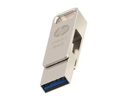Pendrive HP HPFD206C 64Gb USB-A/C Plata