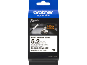 Cinta Tubo BROTHER Termorretráctil Negro