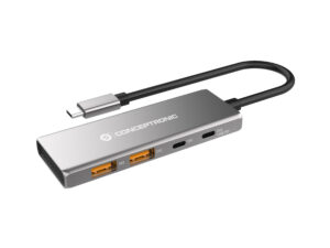 Hub CONCEPTRONIC USB-C a 2xUSB-C/2xUBC-A
