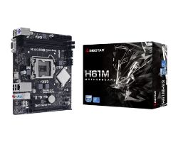 Biostar H61MHV3: (1155) 2DDR3 USB VGA HDMI RJ45 mATX