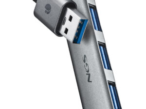 Hub NGS 3xUSB 2.0 1xUSB 3.1 Plata