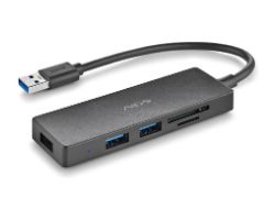 Hub NGS 3xUSB 3.0 1xSD 1xMicroSD Negro
