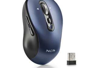 Ratón NGS RF/Bluetooth 5.1 Negro/Azul