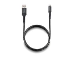 Cable NGS USB-A a USB-C Trenzado 1m Negro