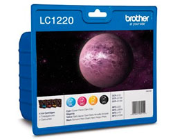 Tinta BROTHER Pack Negro/Tricolor