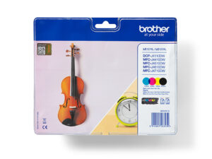 Tinta BROTHER XL Pack Negro/Tricolor