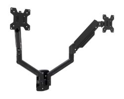 Soporte Pared TooQ 13"-34" 2 Brazos Negro