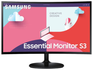 Monitor Samsung 24" FHD Curvo Negro