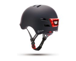 Casco Youin LED Frontal/Trasera Talla M Negro