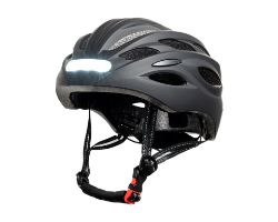 Casco Youin MTB LED Frontal/Trasera L Negro