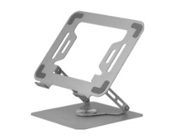 Soporte Mars Gaming 17" Girat/Plegable Plata