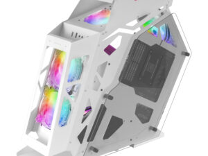 Caja Compacta Mars Gaming ARGB ATX mATX Blanca