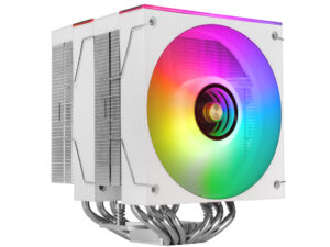 Ventilador CPU Mars Gaming ARGB 2x120m Blanco