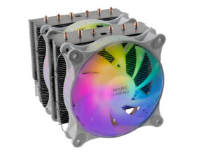 Ventilador Mars Gaming 300W Dual ARGB Blanco