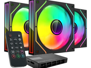 Ventilador Mars Gaming ARGB Kit 3 Negro