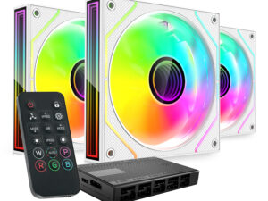 Ventilador Mars Gaming ARGB Kit 3 Blanco