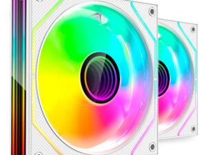 Ventilador Mars Gaming ARGB Kit 2 Blanco