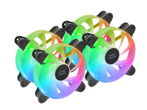 Ventilador Mars Gaming 4x120mm ARGB Negro