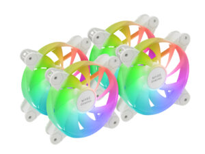 Ventilador Mars Gaming 4x120mm ARGB Blanco