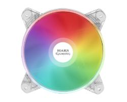 Ventilador Mars Gaming 120mm RGB Transparente