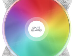 Ventilador Mars Gaming 120mm RGB Transparente