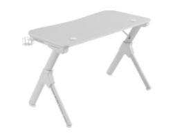 Mesa Mars Gaming 110x75x60cm Máx. 100Kg Blanca