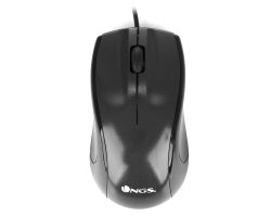 Ratón NGS Óptico USB-A 800dpi Negro