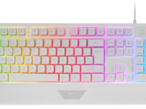 Teclado Mars Gaming FRGB Multimedia Blanco