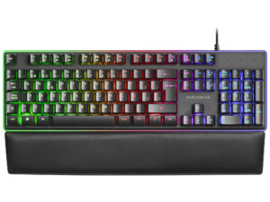 Teclado Mars Gaming LED RGB USB 1.5m Negro
