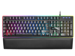 Teclado Mars Gaming LED RGB USB 1.5m Negro