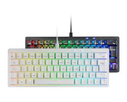 Teclado Mars Gaming RGB USB-C Blanco